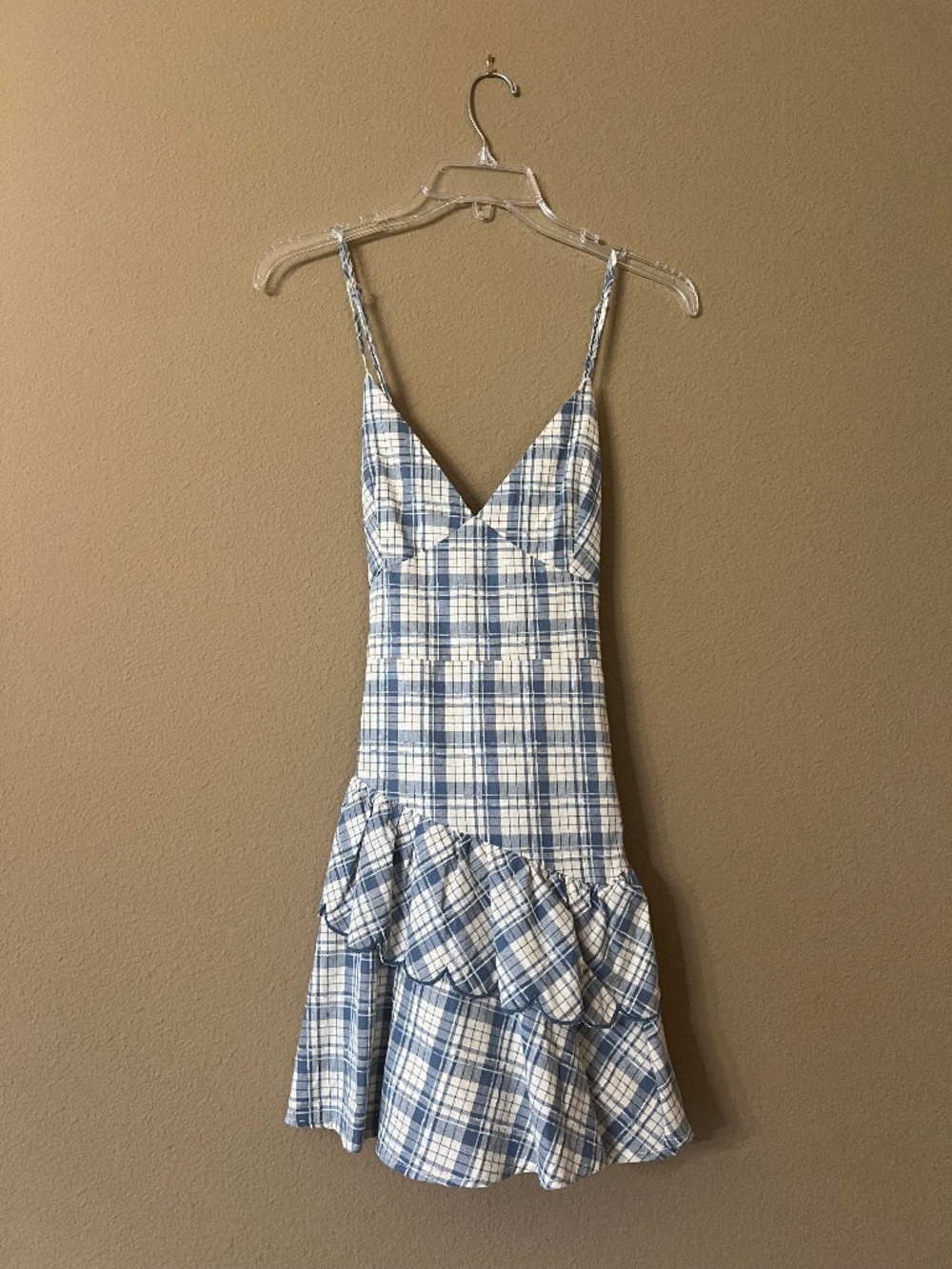 Ella Blue Ruffle Summer Dress